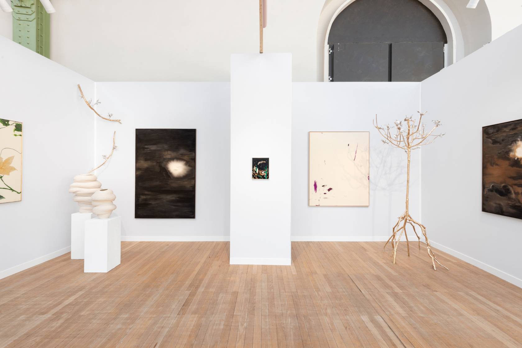 Installation view of the Spaceless Gallery booth at Art Paris, April 2026